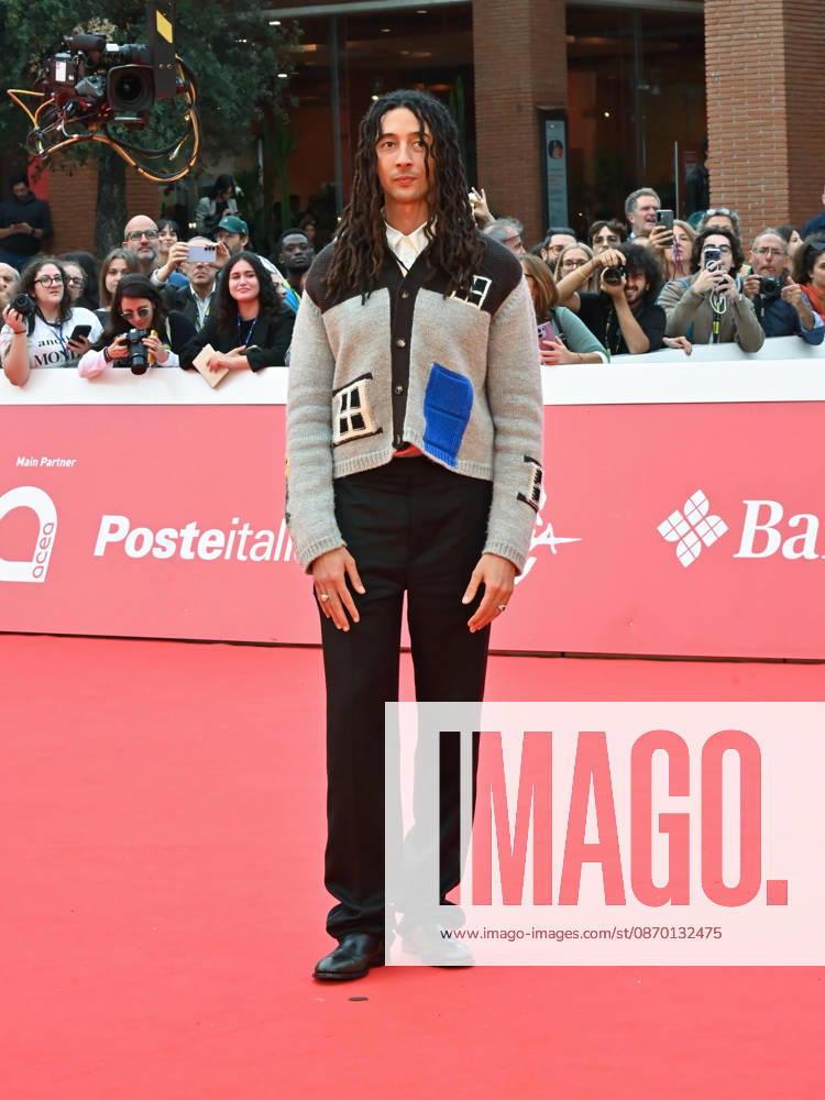 Italian rapper Ghali, attends the Red Carpet for the film A mare at the 2026 Rome Film Fest, held at the Auditorium Parco della Musica. Rome Italy - ZUMAs197 20261020_aaa_s197_277