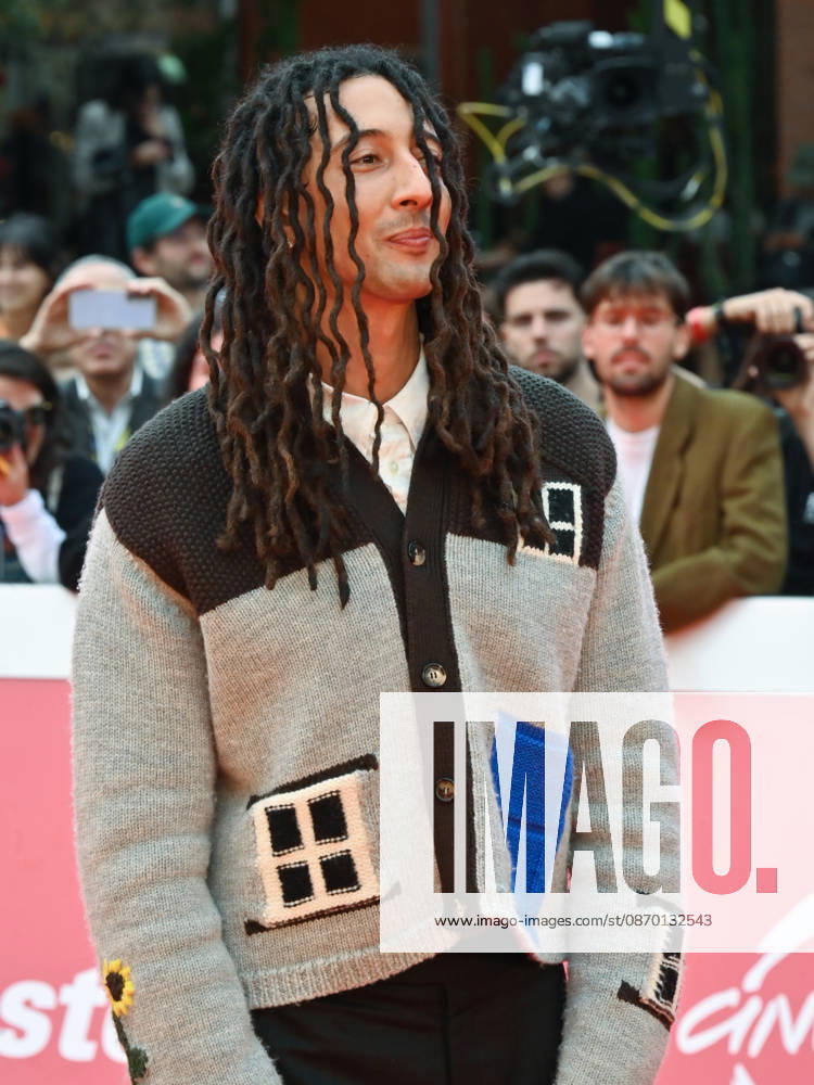 Italian rapper Ghali, attends the Red Carpet for the film A mare at the 2026 Rome Film Fest, held at the Auditorium Parco della Musica. Rome Italy - ZUMAs197 20261020_aaa_s197_281