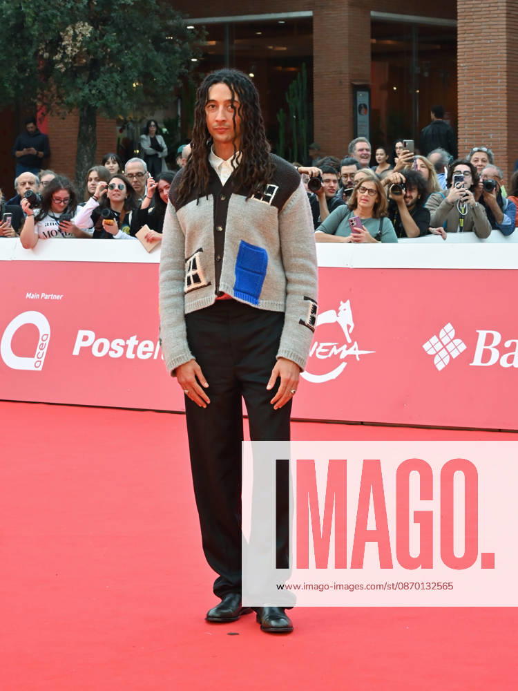 Italian rapper Ghali, attends the Red Carpet for the film A mare at the 2026 Rome Film Fest, held at the Auditorium Parco della Musica. Rome Italy - ZUMAs197 20261020_aaa_s197_282