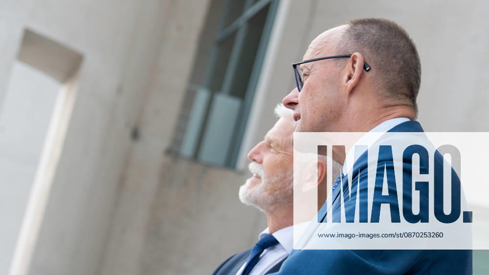 Chancellor Friedrich Merz welcomes Petr Pavel, President of the Czech Republic, to the Federal Chancellery; Czech President at the Federal Chancellery, Berlin, Germany; Berlin, Berlin, Germany; Federal Chancellery