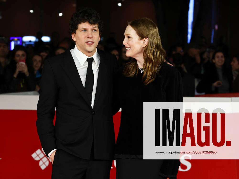 IPA89995852 - Rome, 2026 Film Festival Night 9 Red carpet for the film *THE DEBUT*. Pictured: Jesse Eisenberg, Julianne Moore