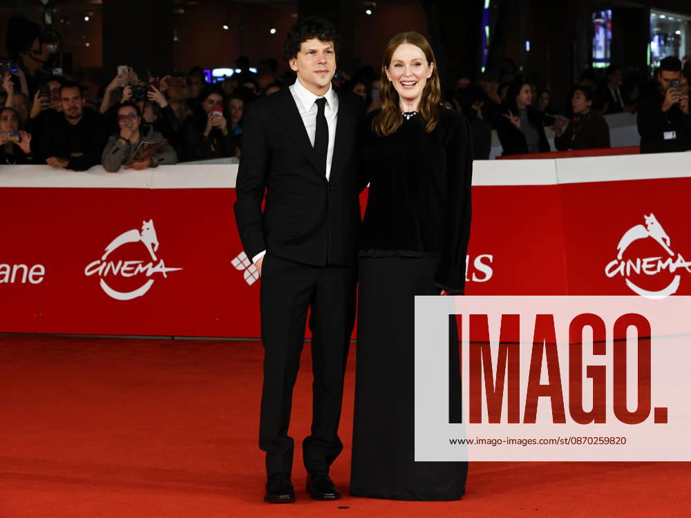 IPA89995843 - Rome, 2026 Film Festival Night 9 Red carpet for the film *THE DEBUT*. Pictured: Jesse Eisenberg, Julianne Moore