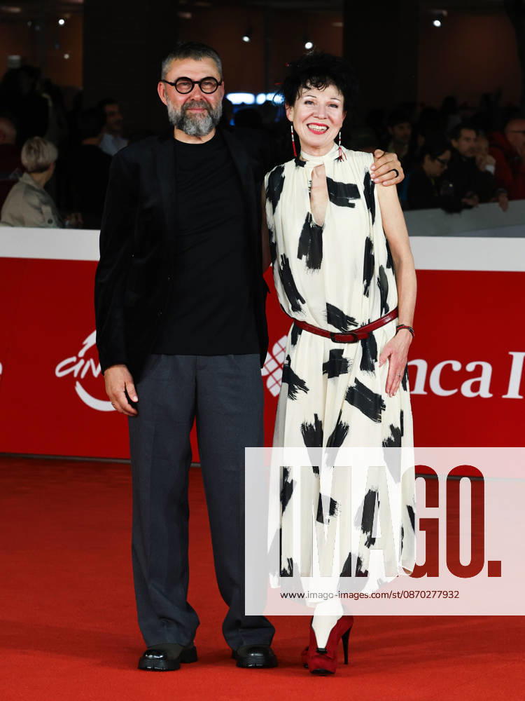 IPA90001029 - Rome, 2026 Film Festival Night 9 Red carpet for the film UÄ¼a (Ulya) Pictured: Viesturs KairiÅ¡s, Ieva JurjÄne