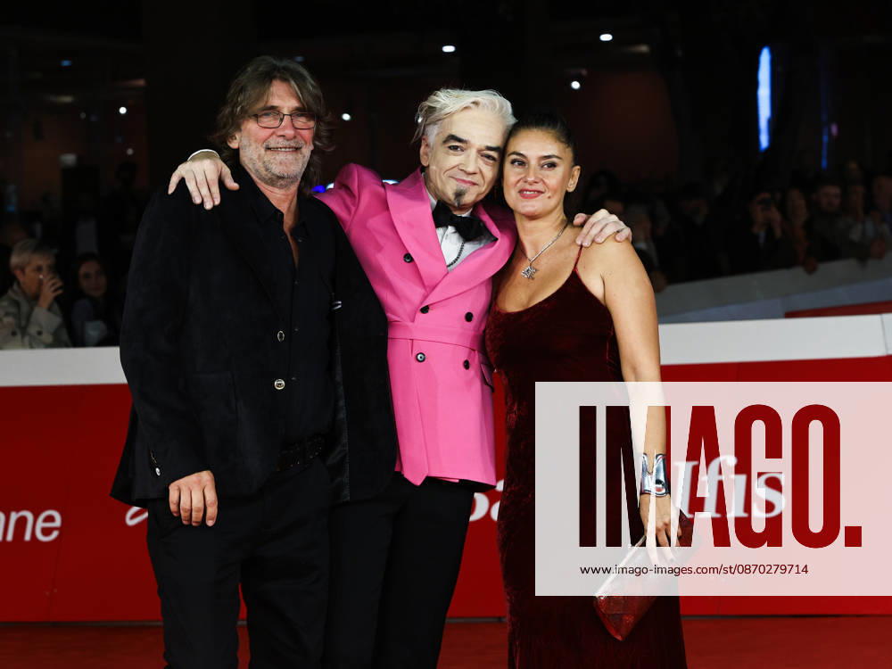 IPA90002161 - Rome, 2026 Film Festival Evening 9 Red carpet for the film Non Importa Dove Pictured: Francesco Fei, Morgan, Consuelo Moschella