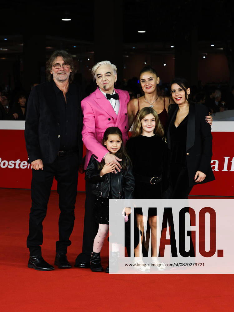 IPA90002180 - Rome, 2026 Film Festival Night 9 Red carpet for the film Non Importa Dove Pictured: Francesco Fei, Morgan, Consuelo Moschella, and Alessandra Cataldo