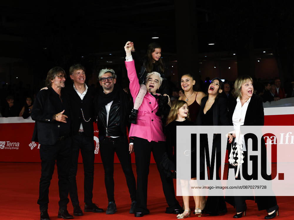 IPA90002198 - Rome, 2026 Film Festival Evening 9 Red carpet for the film Non Importa Dove Pictured: Francesco Fei, Morgan, Consuelo Moschella, Alessandra Cataldo