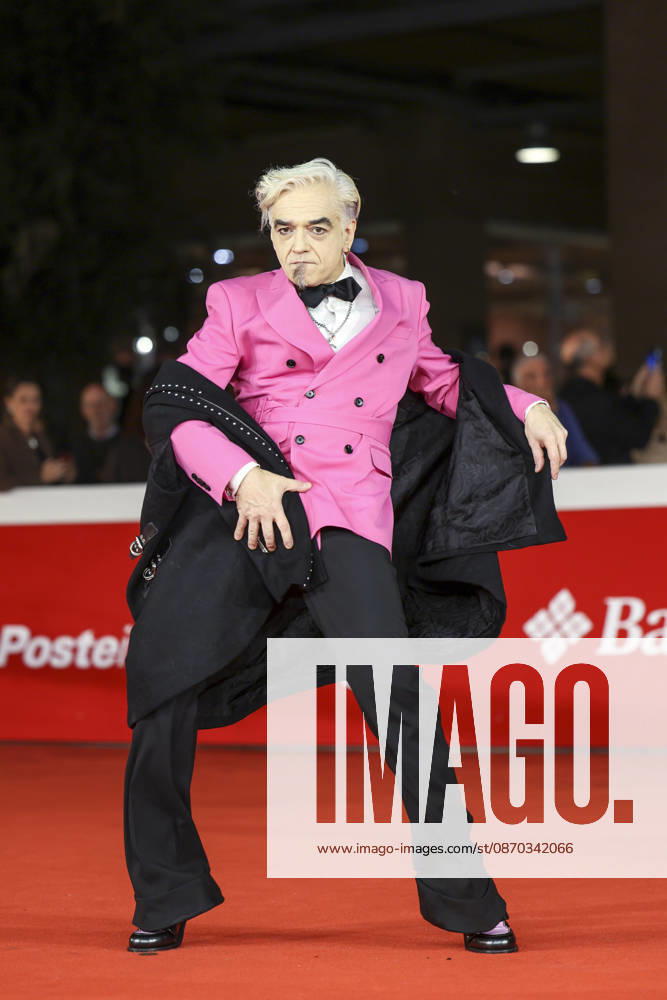 Morgan wears Richmond during the red carpet of the film Non Importa Dove on the occasion of the 21st edition of the Rome Film Fest, at the Auditorium Parco della Musica in Rome, 22 10 2026 Rome Italy - ZUMAa289 20261021_zia_a289_356