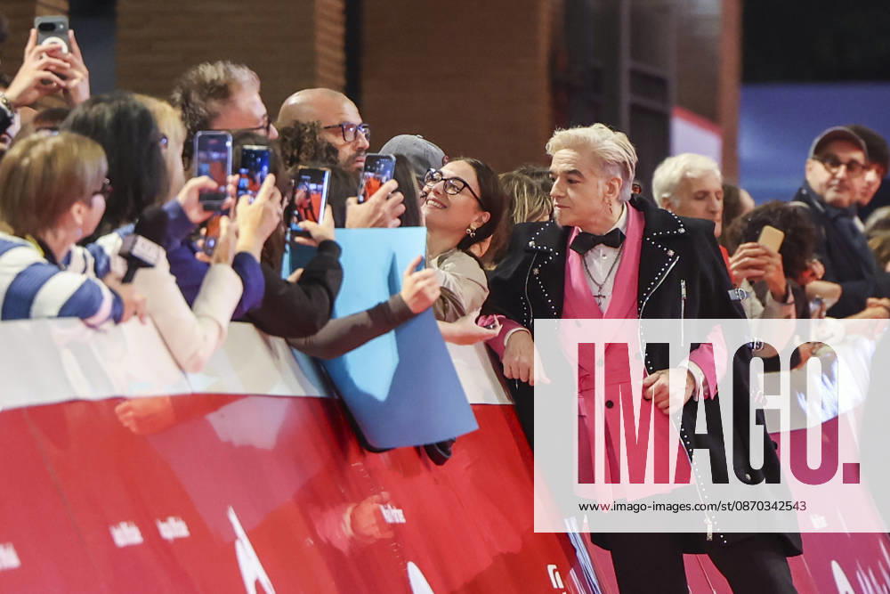 Morgan during the red carpet of the film Non Importa Dove on the occasion of the 21st edition of the Rome Film Fest, at the Auditorium Parco della Musica in Rome, 22 10 2026 Rome Italy - ZUMAa289 20261021_zia_a289_362