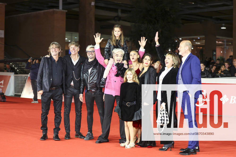 Morgan wears Richmond with his daughters and wife Alessandra Cataldo during the red carpet of the film Non Importa Dove on the occasion of the 21st edition of the Rome Film Fest, at the Auditorium Parco della Musica in Rome, 22 10 2026 Rome Italy - ZUMAa289 20261021_zia_a289_400