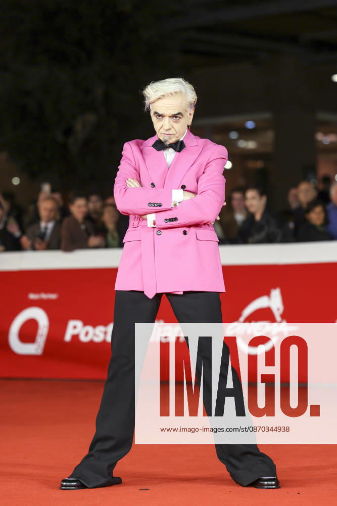 Morgan wears Richmond during the red carpet of the film Non Importa Dove on the occasion of the 21st edition of the Rome Film Fest, at the Auditorium Parco della Musica in Rome, 22 10 2026 Rome Italy - ZUMAa289 20261021_zia_a289_419