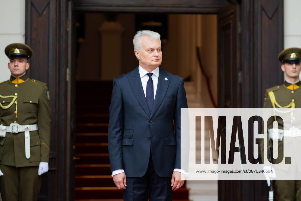 Lietuvos Respublikos Prezidentas Gitanas Nauseda prieme i Lietuva atvykusi Juodkalnijos Prezidenta Jakova Milatoviciu. Vilnius, 2026-10-22