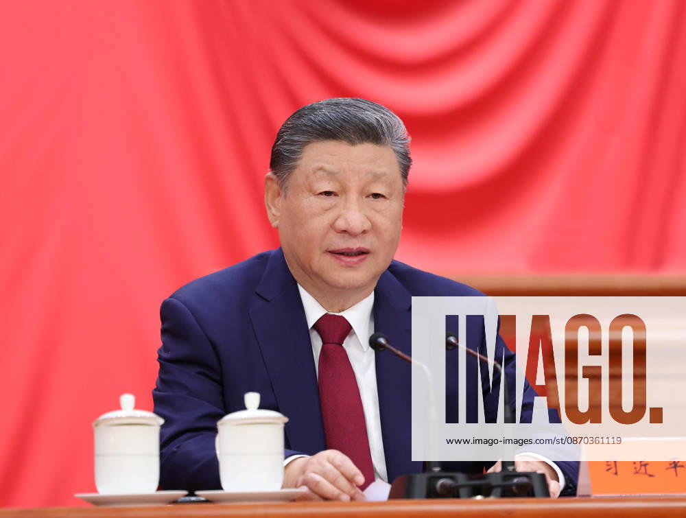 (261022) -- BEIJING, Oct. 22, 2026 -- Chinese President Xi Jinping, also general secretary of the Communist Party of China (CPC) Central Committee and chairman of the Central Military Commission, delivers an important speech during a gathering commemorating the 90th anniversary of the victory of the Red Army s Long March held at the Great Hall of the People in Beijing, capital of China, Oct. 22, 2026. ) CHINA-BEIJING-XI JINPING-90TH ANNIVERSARY OF THE VICTORY OF THE RED ARMY S LONG MARCH-GATHERING (CN) YaoxDawei