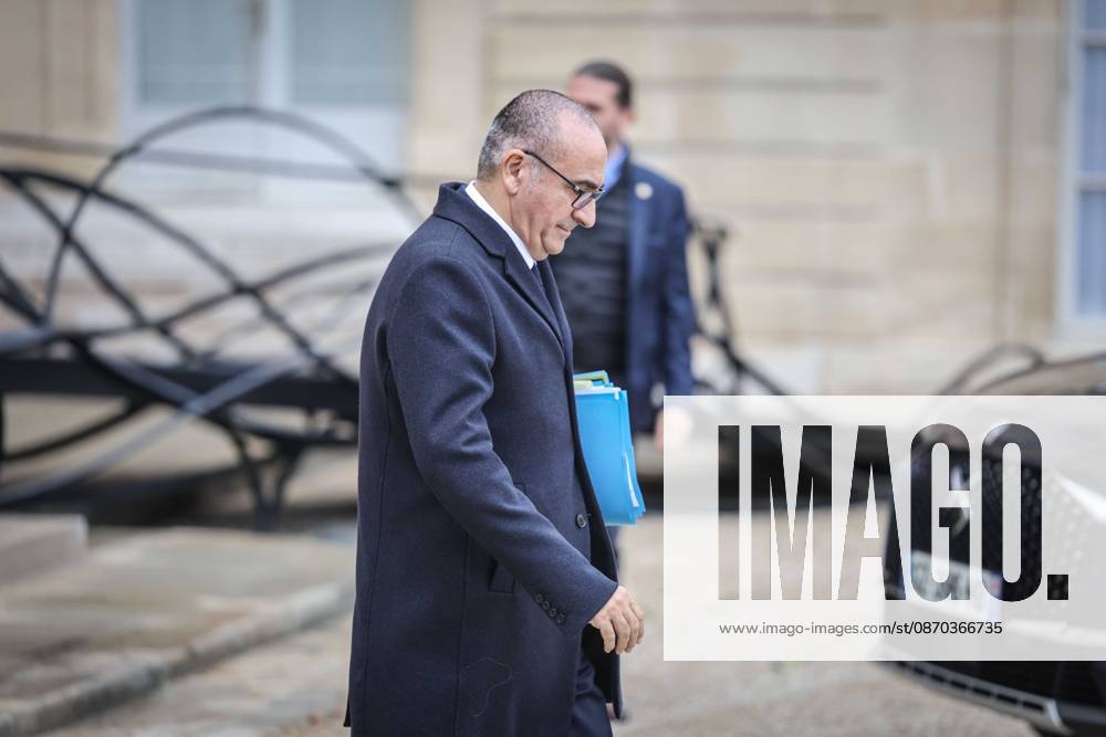 Paris, France le 22 octobre 2026 - Sortie du Conseil des ministres au palais de l Elysee - Exit of the Council of Ministers at the Elysee Palace Ici M. Laurent NUNEZ, ministre de l Interieur