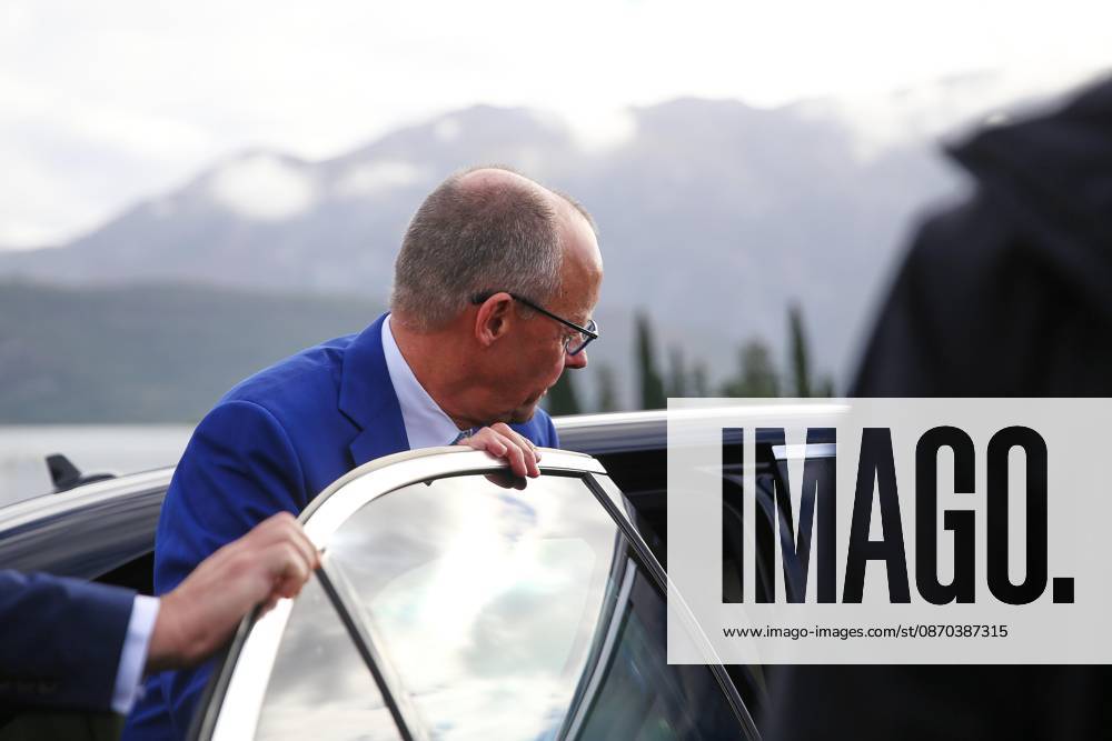 Tivat Airport Chancellor’s trip abroad for the Berlin Process Summit Chancellor Friedrich Merz (CDU) gets into a car