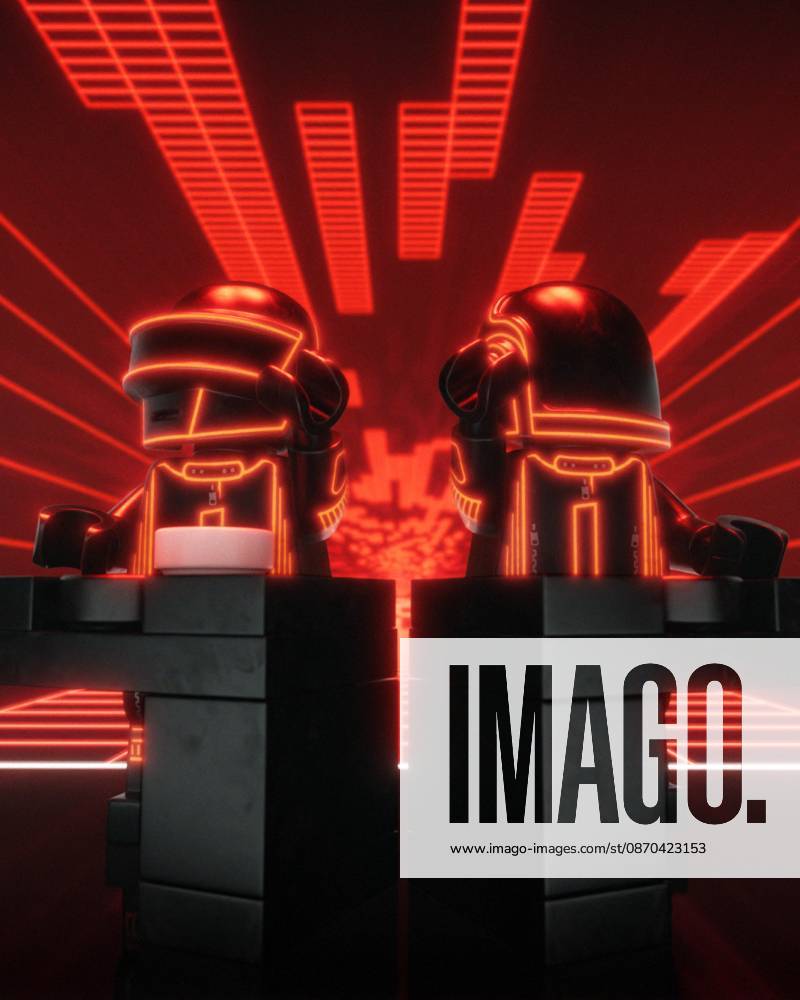 Electronic music icons Daft Punk team up with LEGO *MANDATORY BYLINE - MUST CREDIT: The LEGO Group x DAFT PUNK Mega* Electronic music icons Daft Punk are teaming up with LEGO., , The French duo have been made into LEGO minifigures for the first time in a new film to launch the partnership., , The film sees the Daft Punk robots minifigures follow a holographic red brick through a dark mysterious landscape, before stepping inside the gates-of-play to get behind a LEGO brick-built console, all to the soundtrack of iconic Daft Punk tracks Voyager and Human After All., , LEGO plans to release an official set of the pyramid stage from Daft Punk’s 2007 Alive tour, based on a 2020 LEGO ideas community project by a father and son from Luxembourg t
