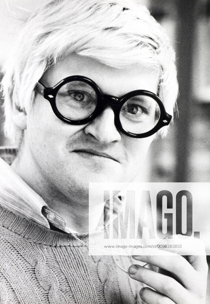 HOCKNEY David Portrait of David Hockney by Fay Godwin 1931 2005 Credit Collection British Library KHARBINE TAPABOR KH416664