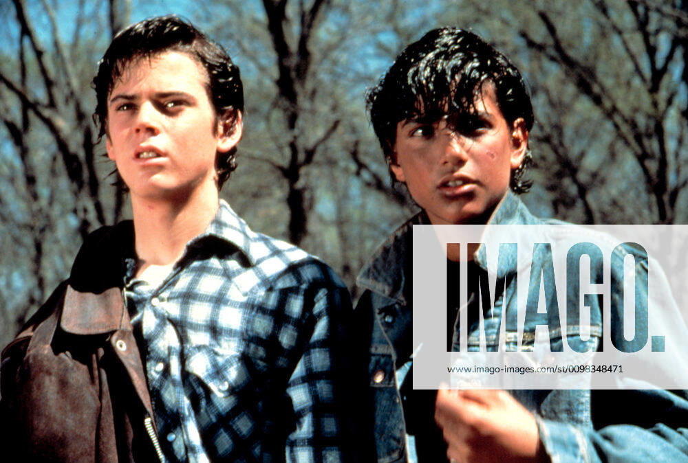 OUTSIDERS, THE, C. Thomas Howell, Ralph Macchio, 1983 Courtesy Everett Collection !ACHTUNG AUFNAHMEDATUM GESCHÄTZT! PUBLICATIONXNOTxINxCANxCHNxFRAxITAxJPNxNORxPOLxRUSxESPxUKxUSA