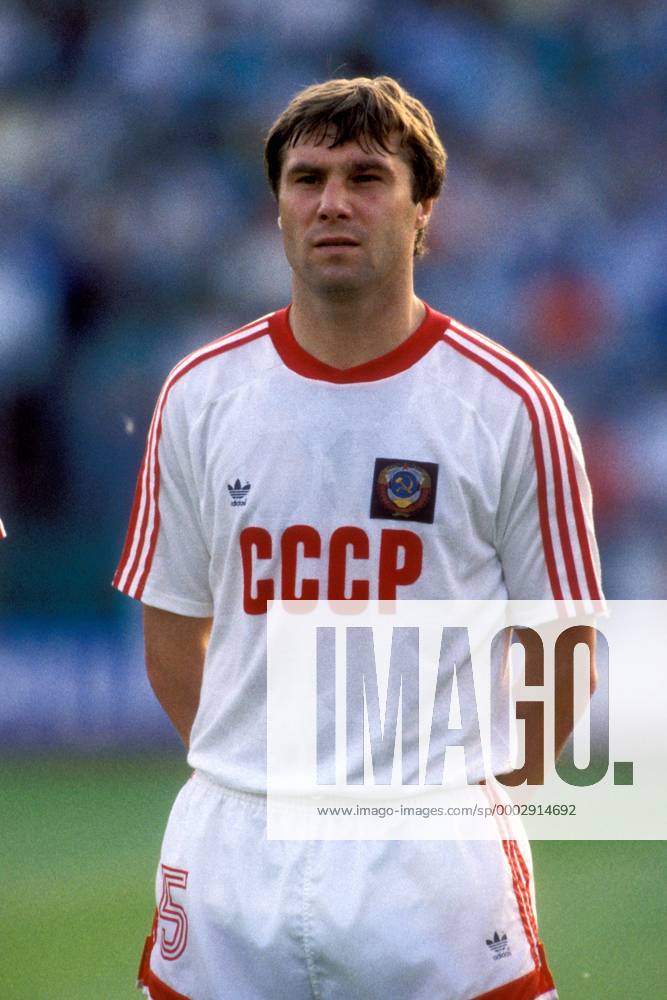 Anatoli Demianenko (UdSSR) Nationalhymne Fußball Länderspiel Herren
