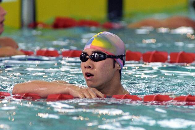 Le Jingyi Schwimmen Fotos IMAGO