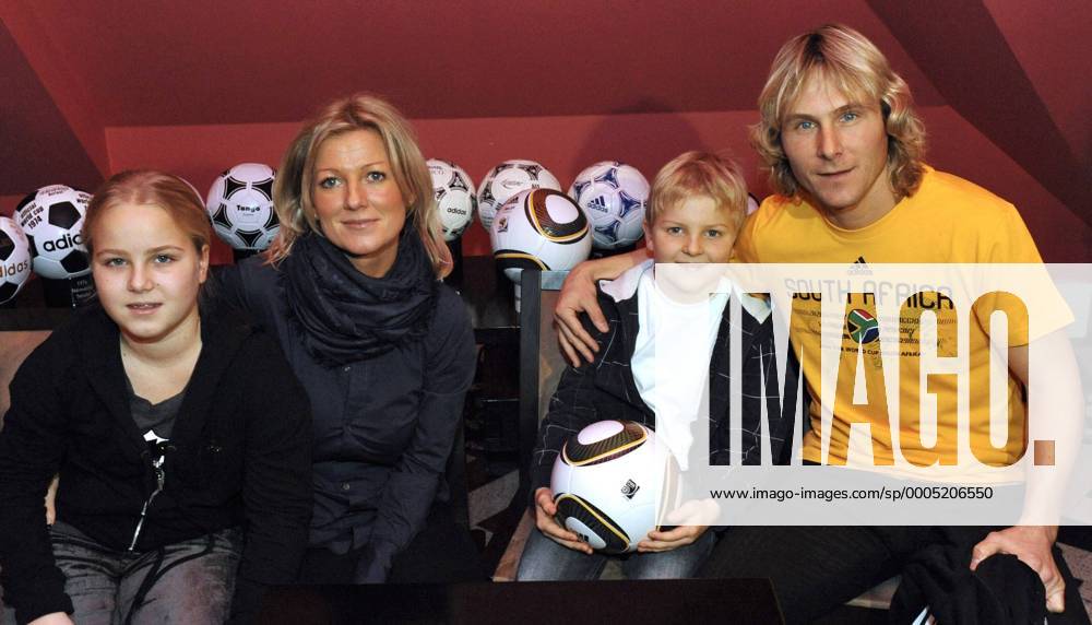Famous czech soccer player Pavel Nedved introduced the official