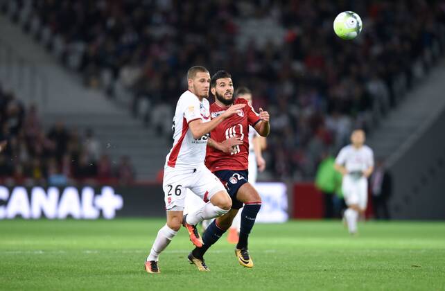 Fußball, Coupe de la Ligue, OSC Lille - FC Valenciennes Yassine Benzia Lille FOOTBALL Lille OSC vs