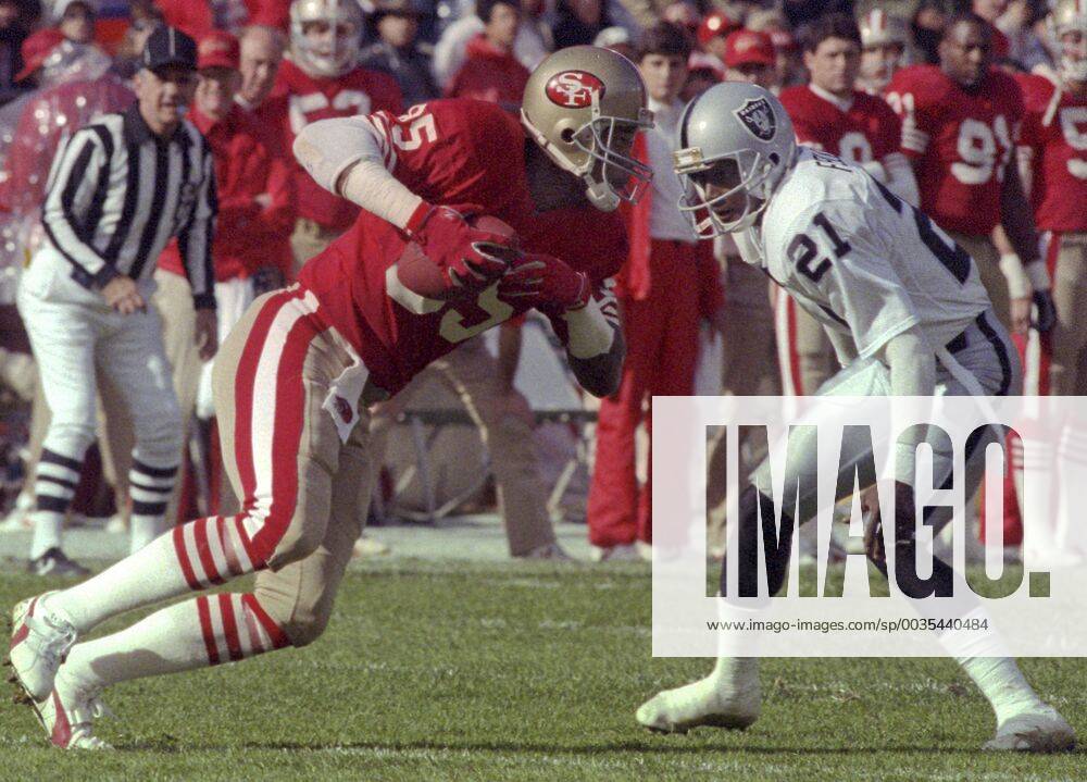 November 13, 1988 - San Francisco, California, U.S - San Francisco 49ers vs  Los Angles Raiders at