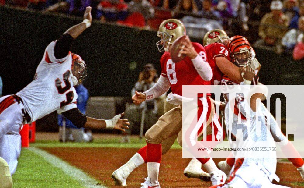 December 5, 1993 - San Francisco, California, U.S - San Francisco 49ers vs. Cincinnati  Bengals at Candlestick Park