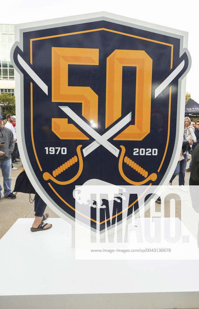 Buffalo sabres 50th anniversary sales logo