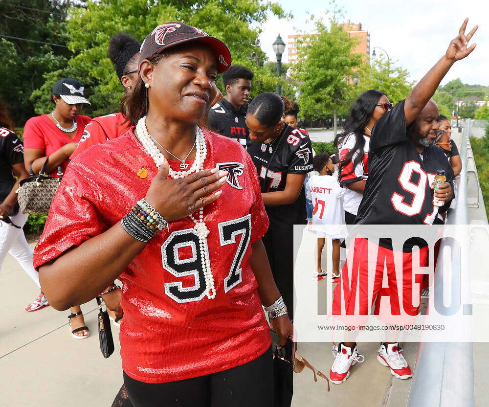 Football is Family by Elisha and Grady Jarrett, Atlanta Falcons Defensive  Tackle Mother and Son