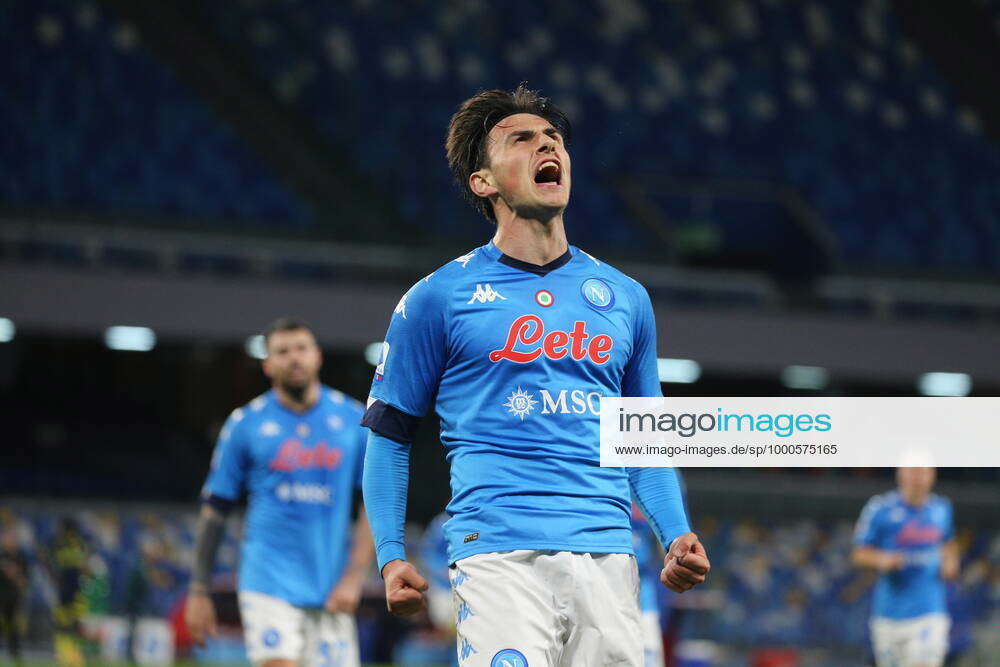 January 31, 2021, Naples, Campania, Italy: Eljif Elmas Of Napoli Scores ...