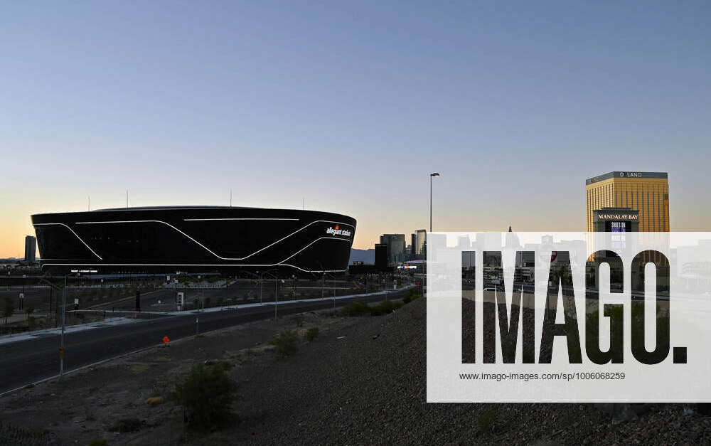 Las Vegas, Nevada, USA. 30th July, 2020. Allegiant Stadium, the $2 billion,  glass-domed home of the Las Vegas Raiders nears completion on July 30, 2020  in Las Vegas, Nevada. The Raiders and