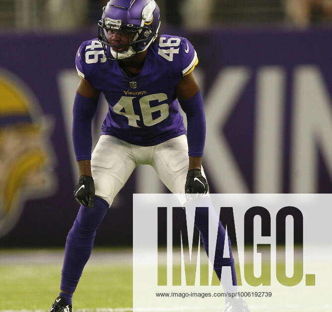 Minnesota Vikings safety Myles Dorn (46) during the first half of