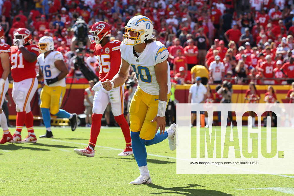 Los Angeles Chargers at Kansas City Chiefs on September 26, 2021