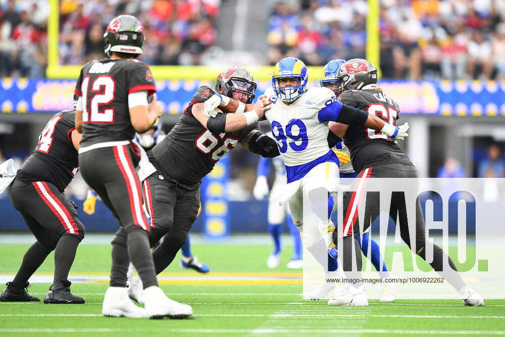 Los Angeles Rams defensive end Aaron Donald (99) during a NFL game against  the Tennessee Titans, Sunday, Nov. 7, 2021, in Inglewood, the Titans defeat  Stock Photo - Alamy