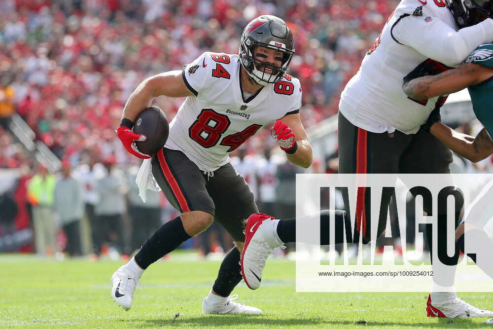 August 19, 2017 - Tampa Bay Buccaneers tight end Cameron Brate (84) during  drills at training camp in Tampa, Florida, USA. Del Mecum/CSM Stock Photo -  Alamy