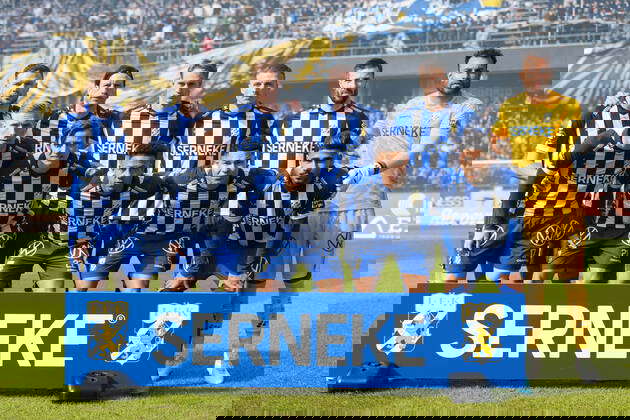 220403 IFK Göteborgs startelva inför fotbollsmatchen i Allsvenskan mellan  IFK Göteborg och Värnamo
