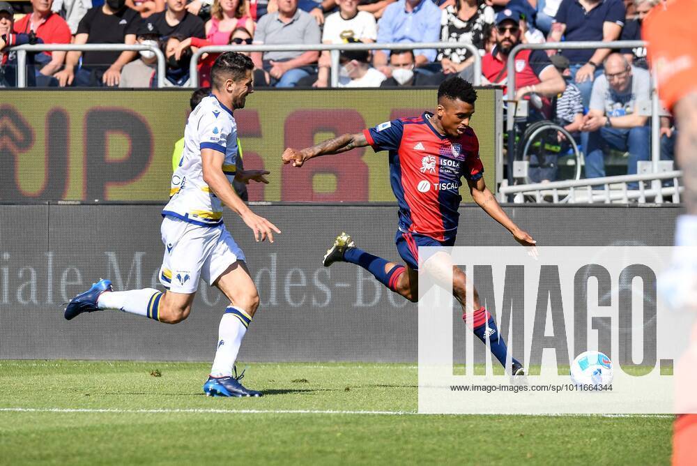 Henrique Dalbert Cagliari Portrait Italian Soccer Serie Match