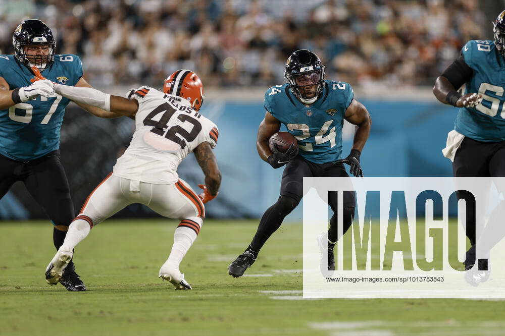 JACKSONVILLE, FL - AUGUST 12: Jacksonville Jaguars running back