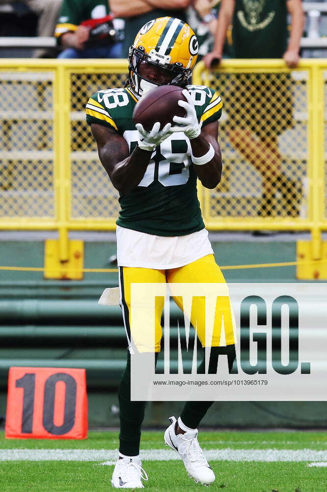 GREEN BAY, WI - AUGUST 19: Green Bay Packers wide receiver Juwann Winfree  (88) makes a catch