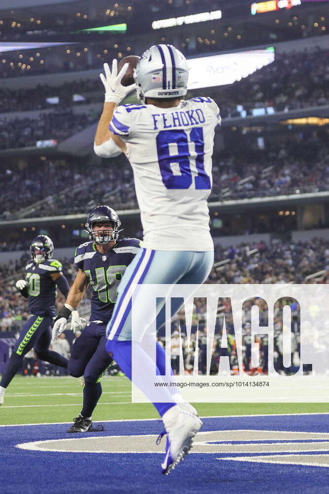 Dallas Cowboys wide receiver Simi Fehoko (81) smiles as he enters