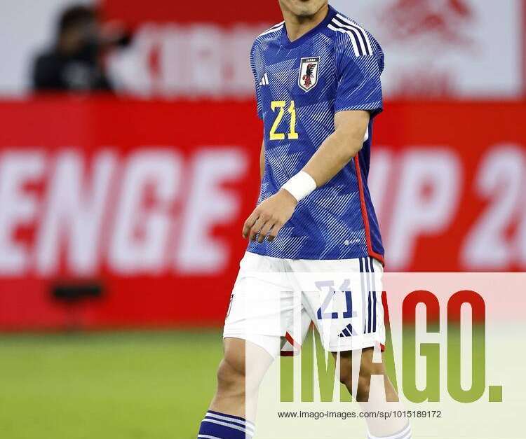 DUSSELDORF - Ritsu Doan of Japan during the international friendly between  Japan and Ecuador at the Dusseldorf Arena on September 27, 2022 in  Dusseldorf, Germany. ANP, Dutch Height