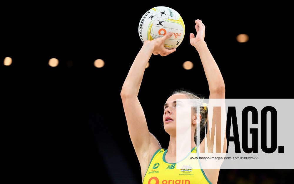 Netball Australia England Kiera Austin Of The Diamonds Is Seen Before Match Three Of The