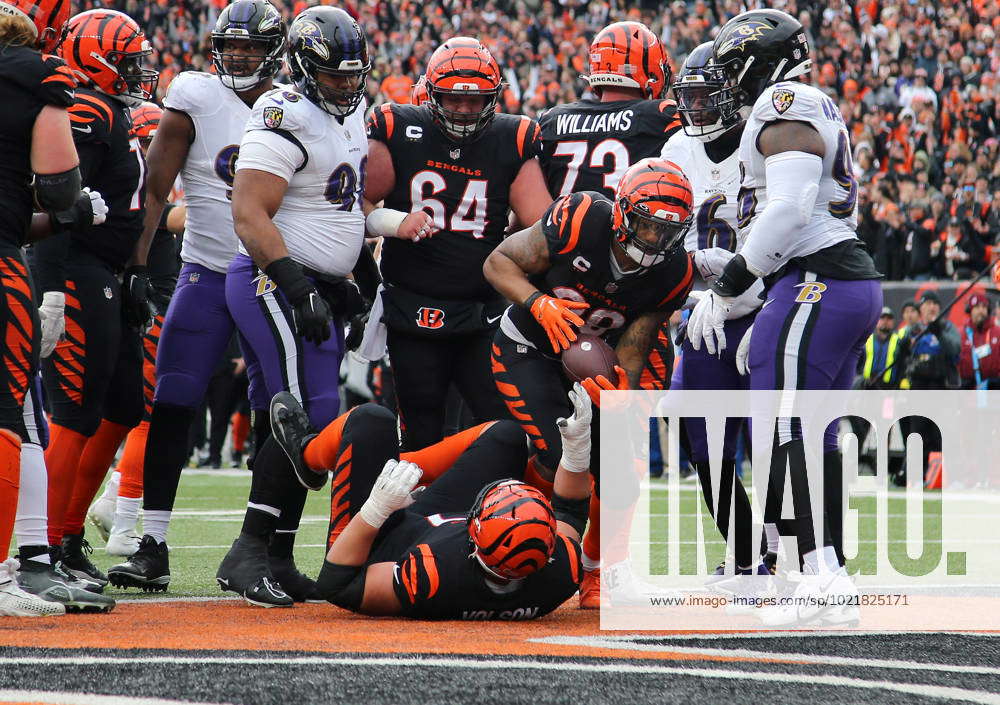 NFL, American Football Herren, USA Baltimore Ravens at Cincinnati Bengals  Jan 8, 2023; Cincinnati, O