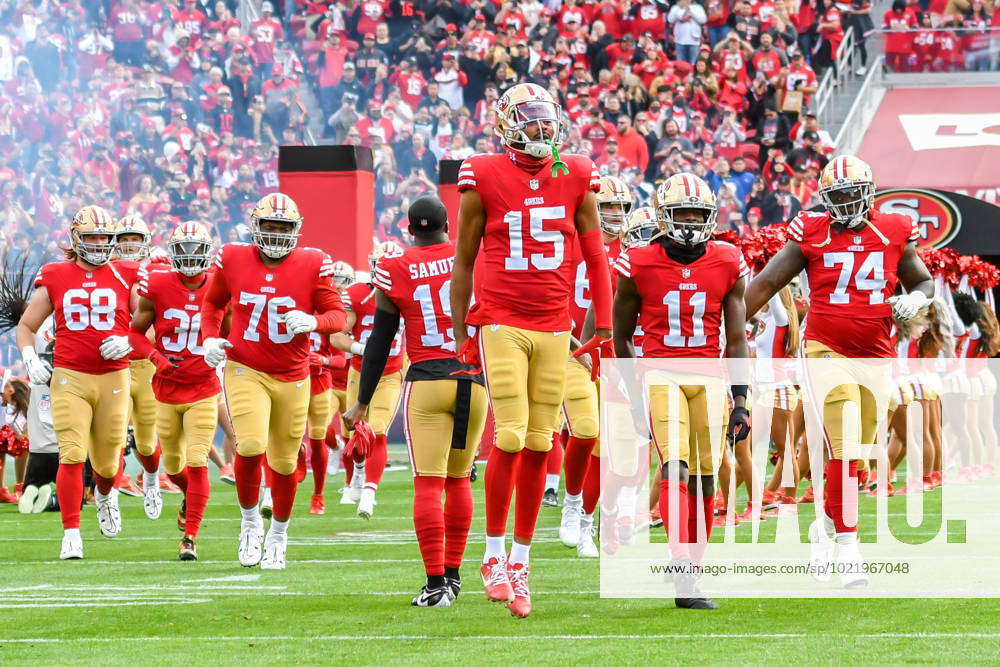 San Francisco 49ers wide receiver Jauan Jennings against the Arizona  Cardinals during an NFL football game in Santa Clara, Calif., Sunday, Nov. 7,  2021. (AP Photo/Tony Avelar Stock Photo - Alamy