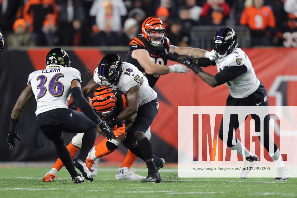 NFL, American Football Herren, USA Baltimore Ravens at Cincinnati Bengals  Jan 15, 2023; Cincinnati