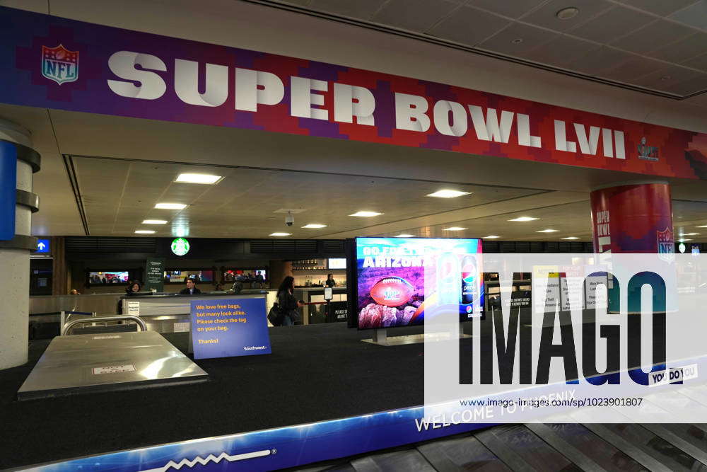 NFL, American Football Herren, USA Super Bowl LVII-City Scenes Feb 6, 2023,  Phoenix, AZ, USA;