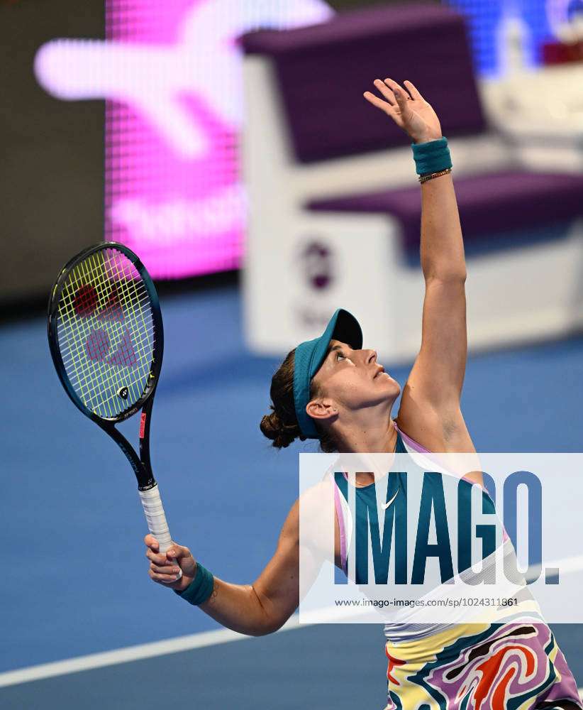 2023 WTA, Tennis Damen Qatar TotalEnergies Open Belinda Bencic (SUI) Belinda Bencic (SUI