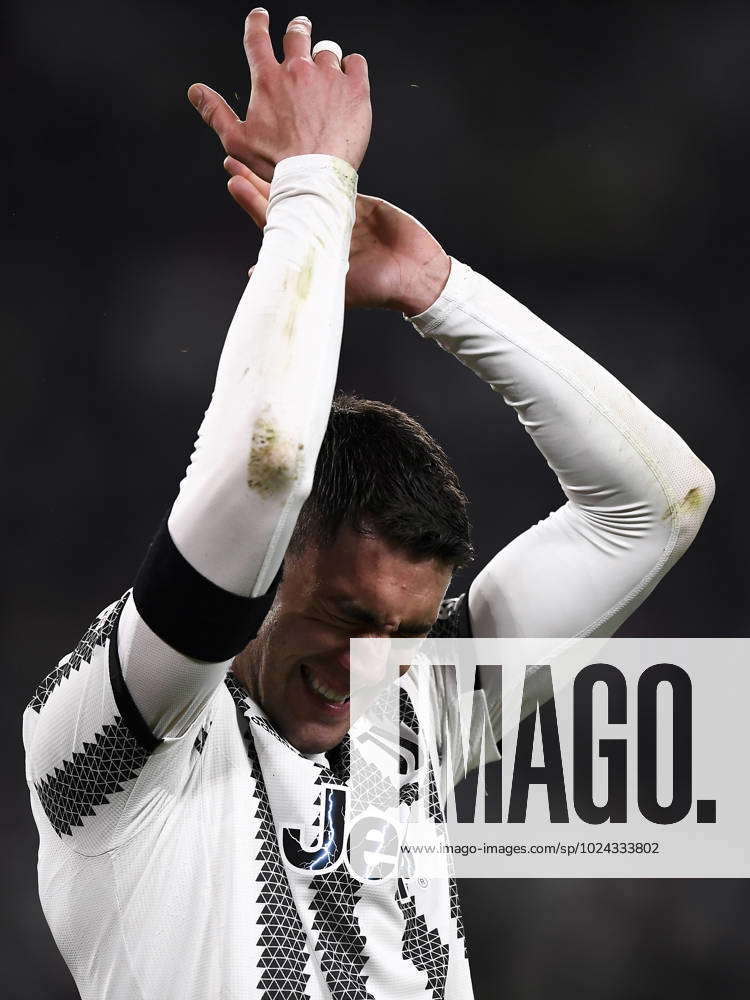 Juventus FC v FC Nantes UEFA Europa League Dusan Vlahovic of Juventus FC looks dejected during