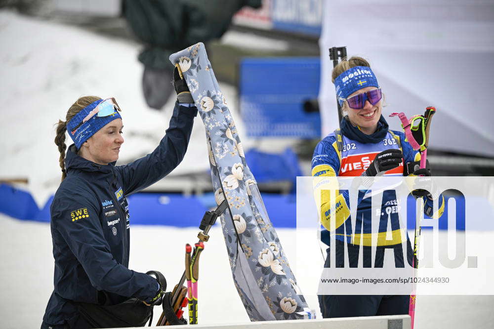 OBERHOF 20230217 Mona Brorsson (tv) Och Elvira Öberg Under Fredagens ...