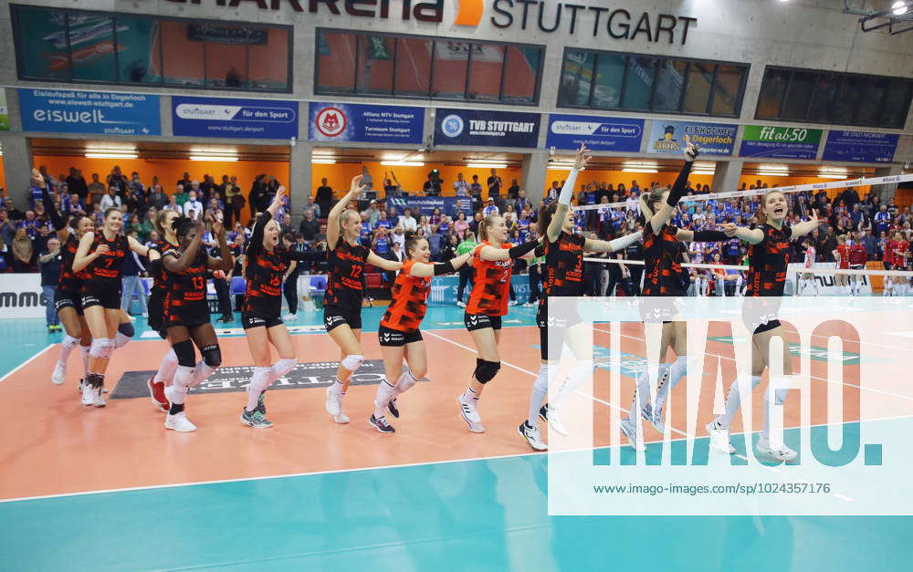 Stuttgart , Bundesliga Volleyball , Allianz MTV Stuttgart vs. SC ...